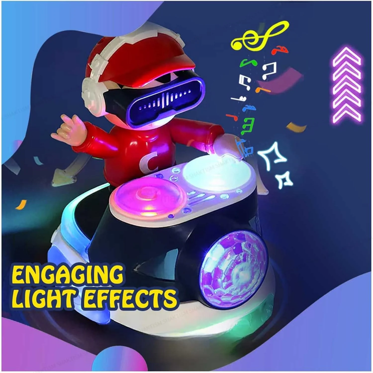 DJ Coco Musical Toy with LED Lights, Bump & Go Action, Moving Tyres, Sound Effects for Kids - Image 5