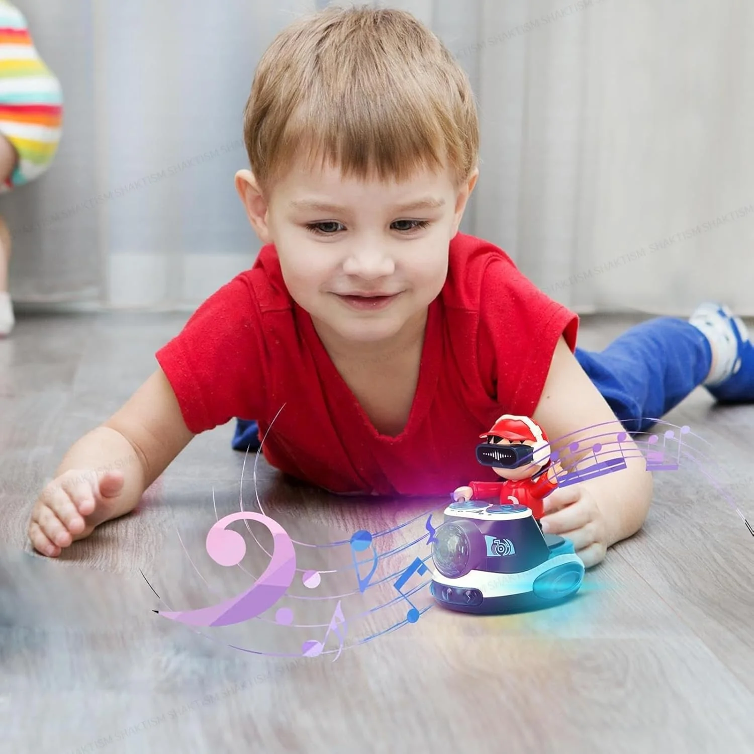 DJ Coco Musical Toy with LED Lights, Bump & Go Action, Moving Tyres, Sound Effects for Kids - Image 7